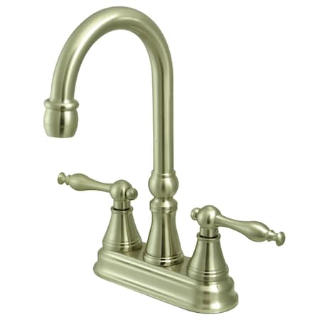 Kingston Brass Bar Faucet, Brushed Nickel KS2498NL